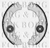 BORG & BECK BBS6035 Brake Shoe Set